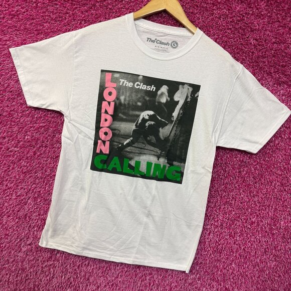 The Clash London Calling Album Cover Post Punk Band Tee M - Picture 3 of 4